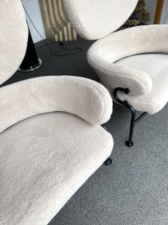 Franco Albini Pair of Armchairs PL19 by Franco Albini for Poggi Italy 1960s - 2771065