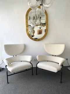 Franco Albini Pair of Armchairs PL19 by Franco Albini for Poggi Italy 1960s - 3132474