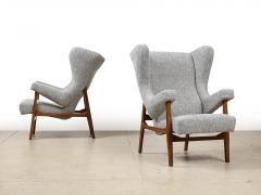 Franco Albini Pair of Fiorenza Lounge Chairs by Franco Albini for Arflex - 3432075