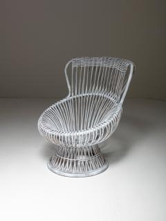 Franco Albini Pair of Margherita Chairs by Franco Albini for Bonacina - 4726516