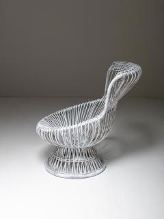 Franco Albini Pair of Margherita Chairs by Franco Albini for Bonacina - 4726517