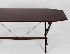 Franco Albini Rare Rosewood TL2 Cavalletto Table Desk by Franco Albini for Poggi Italy - 2628601