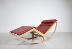 Franco Albini Red Rocking Chair Canapo by Franco Albini for Cassina Italy - 3353018