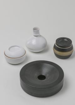 Franco Bucci Set of Four Ceramic Pieces by Franco Bucci for Laboratorio Pesaro - 4724206