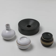Franco Bucci Set of Four Ceramic Pieces by Franco Bucci for Laboratorio Pesaro - 4724208