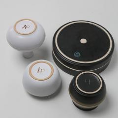 Franco Bucci Set of Four Ceramic Pieces by Franco Bucci for Laboratorio Pesaro - 4724211