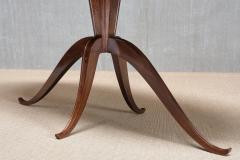 Franco Buzzi Exceptional Franco Buzzi Attributed Oval Dining Table in Walnut Italy 1940s - 4279929