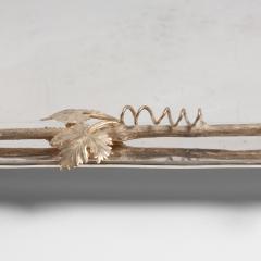 Franco Lapini Silvered metal tray - 4202207