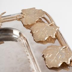 Franco Lapini Silvered metal tray - 4202209
