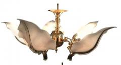 Franco Luce Italian Murano Glass Chandelier by Franco Luce circa 1970 - 695171