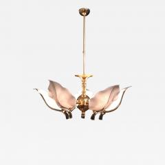 Franco Luce Italian Murano Glass Chandelier by Franco Luce circa 1970 - 695530