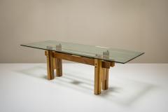 Franco Poli Franco Poli Dining Table Cangrande in Walnut for Bernini Italy 1970s - 3663299