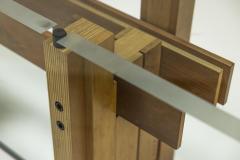 Franco Poli Franco Poli Dining Table Cangrande in Walnut for Bernini Italy 1970s - 3663301