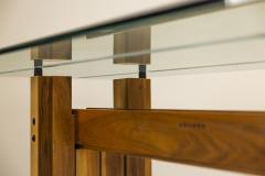 Franco Poli Franco Poli Dining Table Cangrande in Walnut for Bernini Italy 1970s - 3663302
