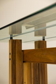 Franco Poli Franco Poli Dining Table Cangrande in Walnut for Bernini Italy 1970s - 3663303