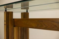 Franco Poli Franco Poli Dining Table Cangrande in Walnut for Bernini Italy 1970s - 3663305