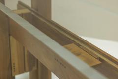 Franco Poli Franco Poli Dining Table Cangrande in Walnut for Bernini Italy 1970s - 3663306