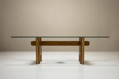 Franco Poli Franco Poli Dining Table Cangrande in Walnut for Bernini Italy 1970s - 3663309