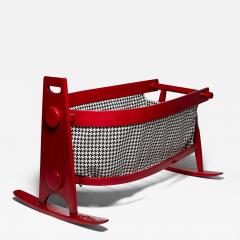 Franco Vattolo Lucio Rocking Cradle by Franco Vattolo for Ibisco - 4770374