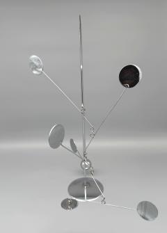 Francois Collette Mobile stabile in chrome plated steel Fran ois Collette France 1970 - 3911028