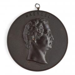 Francois Lepage Set of eight 19th century Bois Durci portrait plaques - 3724489