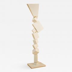 Francois Salem White Cube Floor Lamp - 665963