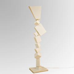 Francois Salem White Cube Floor Lamp - 665964