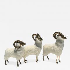 Francois Xavier Lalanne Brass Sheep Family Sculpture - 622237