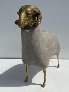 Francois Xavier Lalanne Brass Sheep Ram Sculpture - 2525149