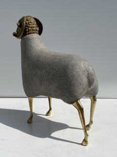 Francois Xavier Lalanne Brass Sheep Ram Sculpture - 2525151