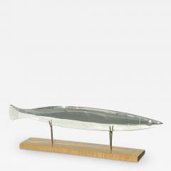 Francois Xavier Lalanne FRANCOIS XAVIER LALANNE GLASS BARRACUDA FOR BACCARAT - 3453117