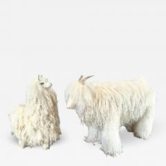 Francois Xavier Lalanne Pair of French Mid Century Sheep Sculptures in Style of Francois Xavier Lalanne - 3257273