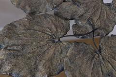 Francois Xavier Lalanne Pair of Leaf Bronze Side Tables - 2090798