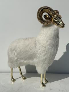 Francois Xavier Lalanne Polished Brass Ram or Sheep Sculpture - 945637