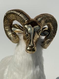 Francois Xavier Lalanne Polished Brass Ram or Sheep Sculpture - 945639