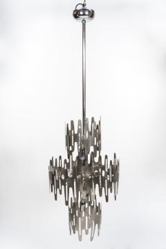 Francoise See Rare stainless steel Space age chandelier - 895939