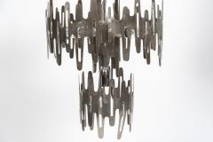 Francoise See Rare stainless steel Space age chandelier - 895940