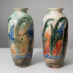Frank Brangwyn Frank Brangwyn for Royal Doulton A Pair of Hand Painted Vases - 4188055