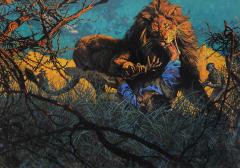 Frank C McCarthy A Lion Mangled Me A Man Eating Lion - 2036712