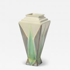 Frank Ferrell Art Deco Roseville Futura The Torch Ceramic Vase by Frank Ferrell - 4404044