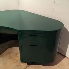 Frank Fletcher Art Deco Racing Green Fletcher Aviation Desk - 1256433