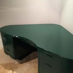 Frank Fletcher Art Deco Racing Green Fletcher Aviation Desk - 1256445