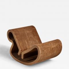 Frank Gehry Contour Rocker with Cardboard and Masonite for Easy Edges Inc - 4771314
