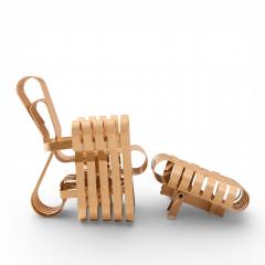 Frank Gehry Frank Gehry for Knoll Mid Century Power Play Chair and Ottoman - 4531354