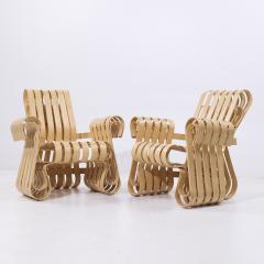 Frank Gehry Frank Gehry for Knoll Mid Century Power Play Chairs Pair - 4155292
