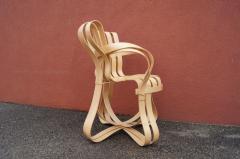 Frank Gehry Maple Bentwood Cross Check Armchair by Frank Gehry for Knoll - 1042357