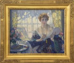 Frank H Desch Seated Woman with a Fan - 4388498