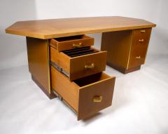 Frank Lloyd Wright Custom Designed Frank Lloyd Wright Double Pedestal Desk for the Price Tower - 1211221