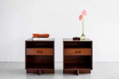 Frank Lloyd Wright FRANK LLOYD WRIGHT FOR HENREDON NIGHTSTANDS - 1214060