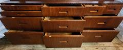 Frank Lloyd Wright Frank Lloyd Wright Mahogany 11 Drawer Dresser Henredon Heritage 1955 - 2974614